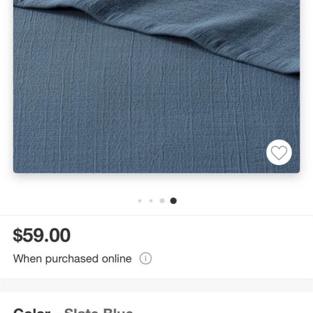 Threshold F/Q Luxe Matelasse Coverlet Slate Blue, Lightweight - Picture 2 of 11